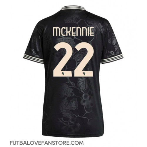 Juventus Weston McKennie #22 Tretí Ženy futbalový dres 2025-26 Krátky Rukáv Juventus Weston McKennie #22 Tretí Ženy futbalový dres 2025-26 Krátky Rukáv